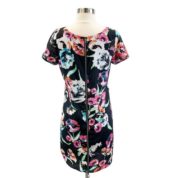 Yumi Kim Elana Mini Dress Womens Small Sheath Dark‎ Cottagecore Floral Feminine - Picture 2 of 10